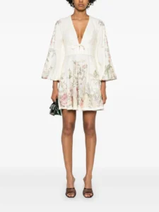 ZIMMERMANN Waverly Linen Minidress